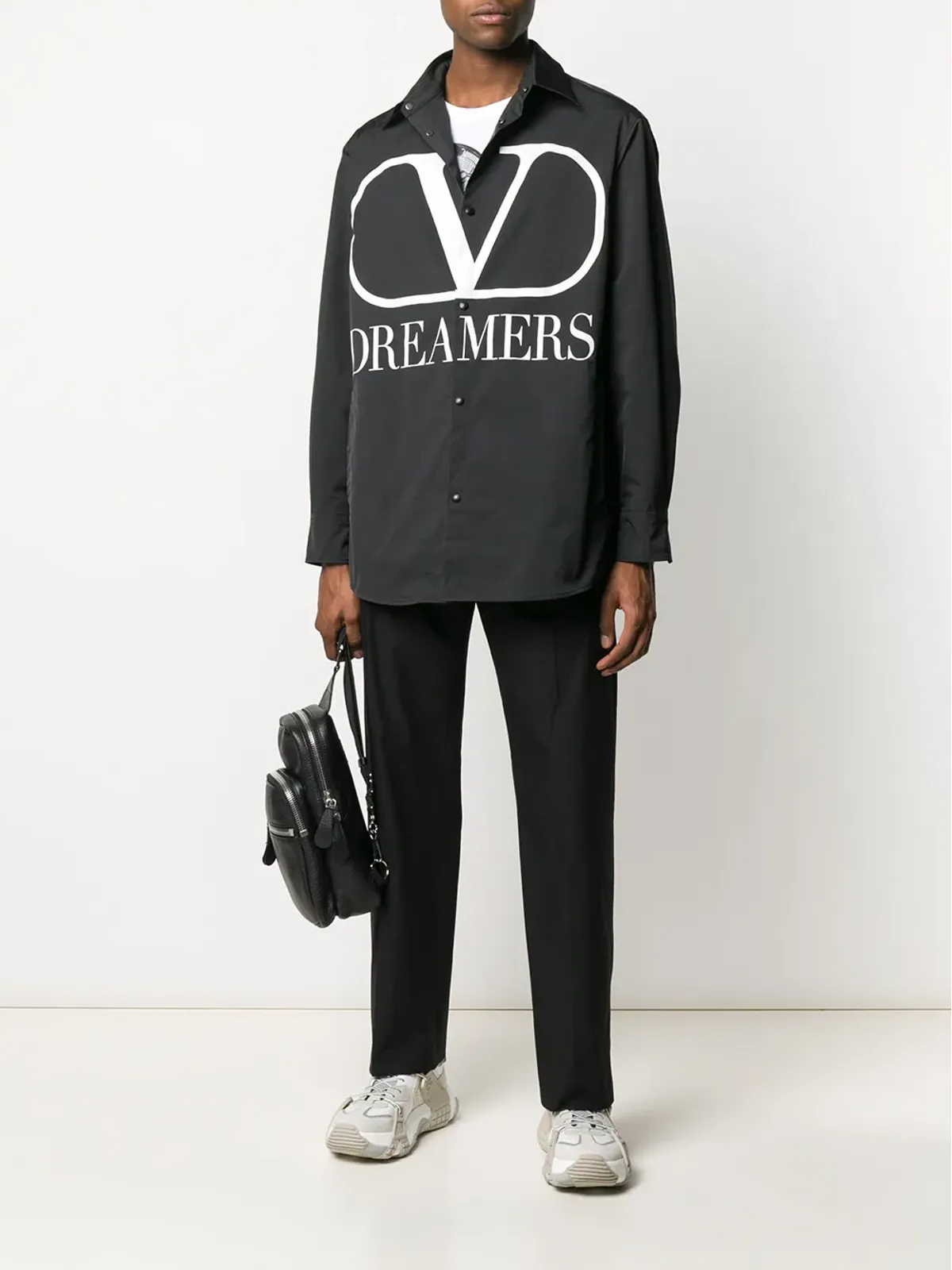 Valentino Garavani プリーツディテールパンツ - ブラック - 画像2