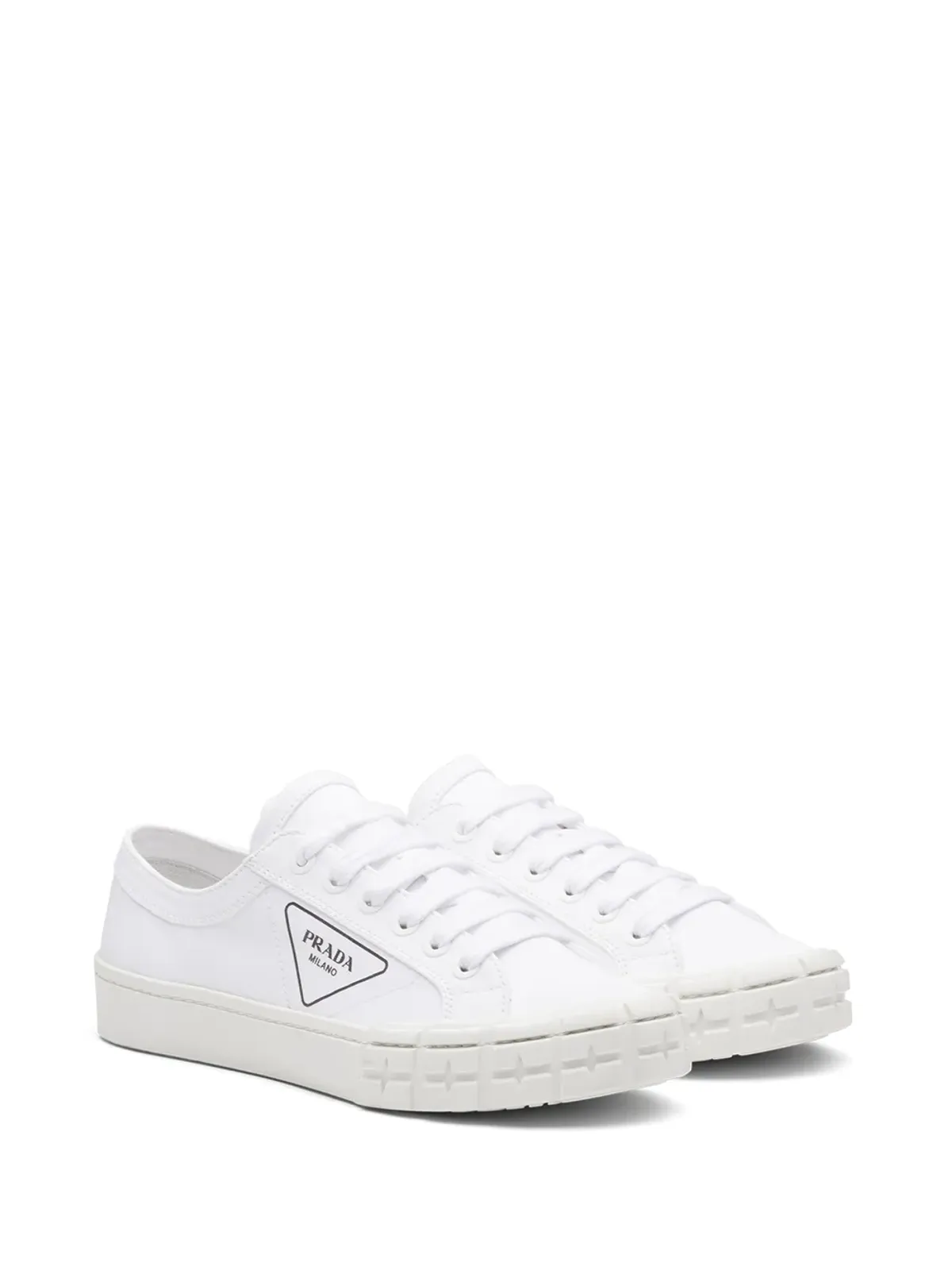 Prada Wheel low-top sneakers - White - 画像2