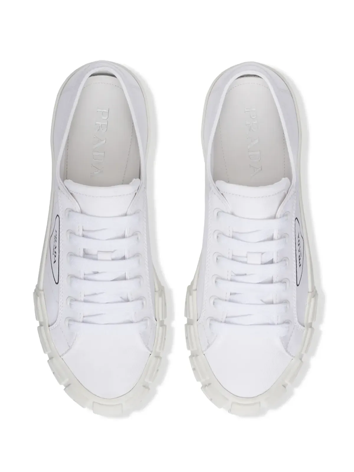 Prada Wheel low-top sneakers - White - 画像4