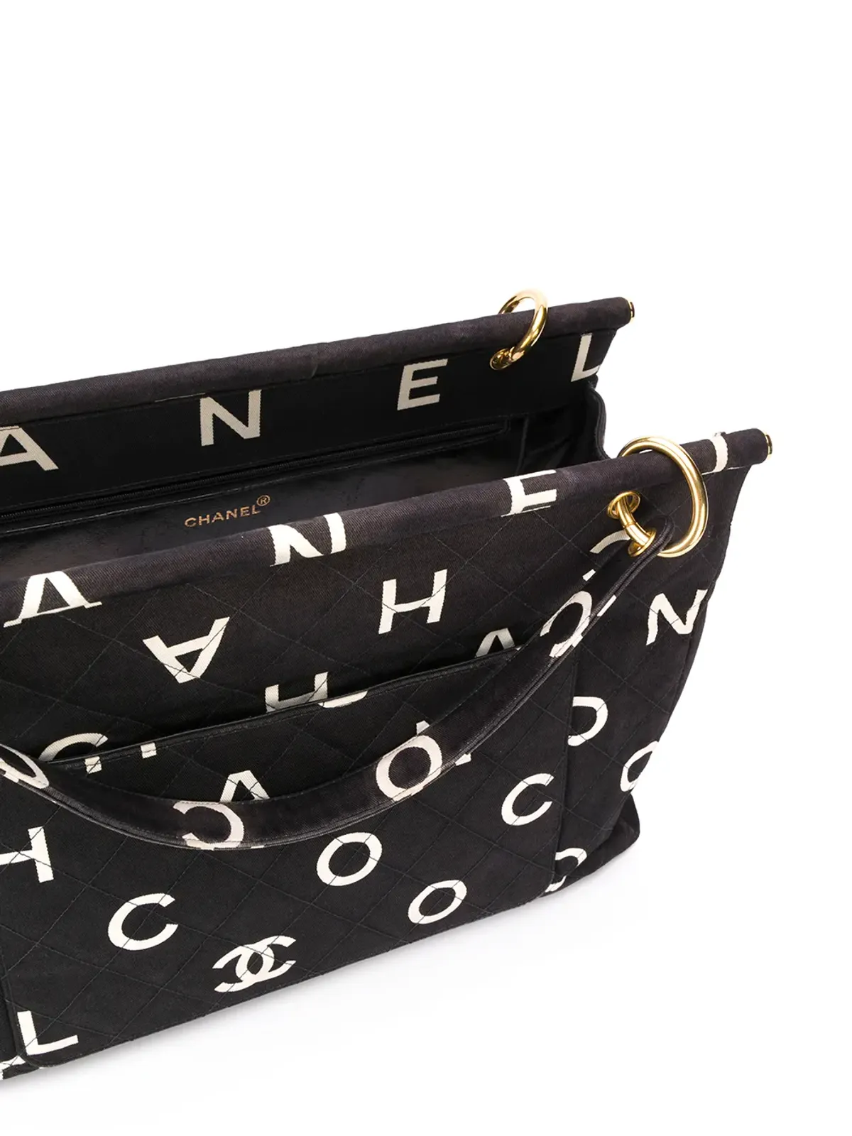 CHANEL ココ・シャネル コレクター トートバッグ 1996年 ブラック - 画像5