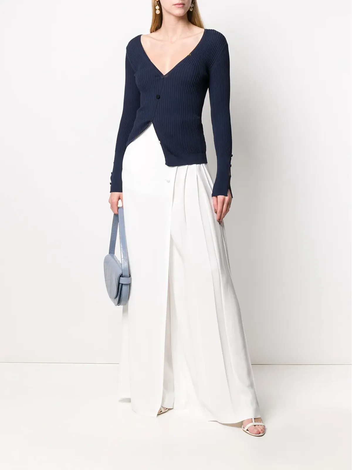 Alberta Ferretti スカート風パラッツォパンツ - 画像2