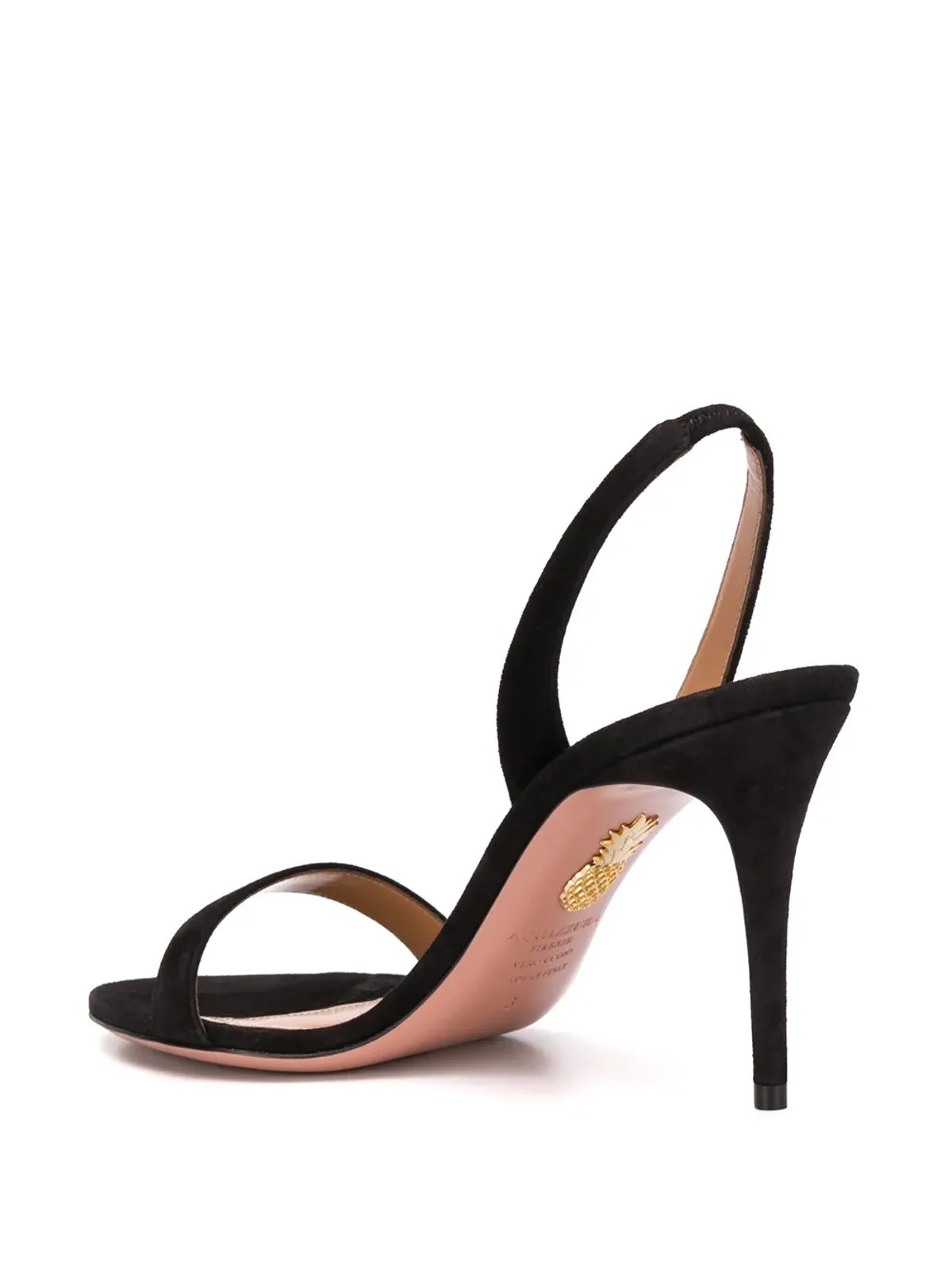 Aquazzura So Nude ミッドヒール サンダル - ブラック - 画像3