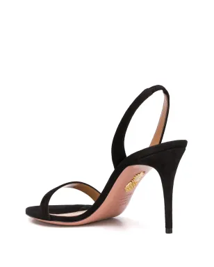 Aquazzura So Nude ミッドヒール サンダル - ブラック - サムネイル3
