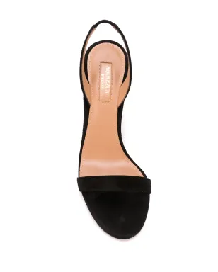 Aquazzura So Nude ミッドヒール サンダル - ブラック - サムネイル4