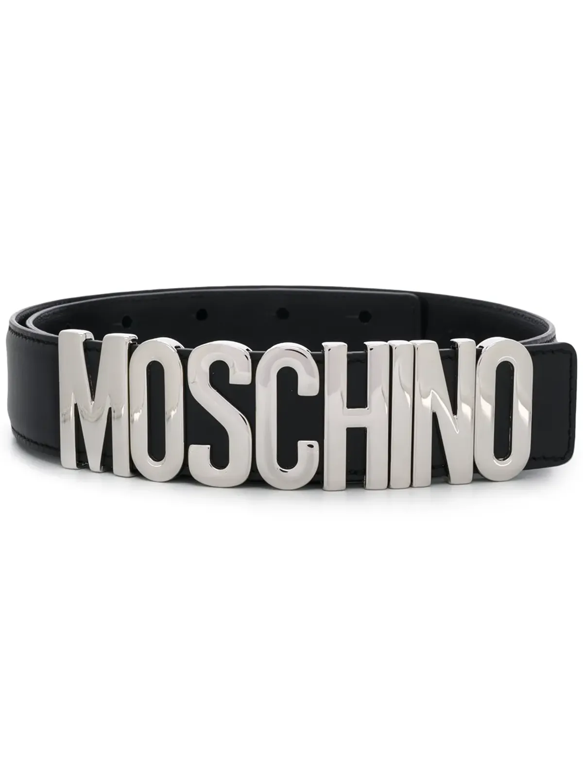 Moschino ロゴプレートベルト - 画像1