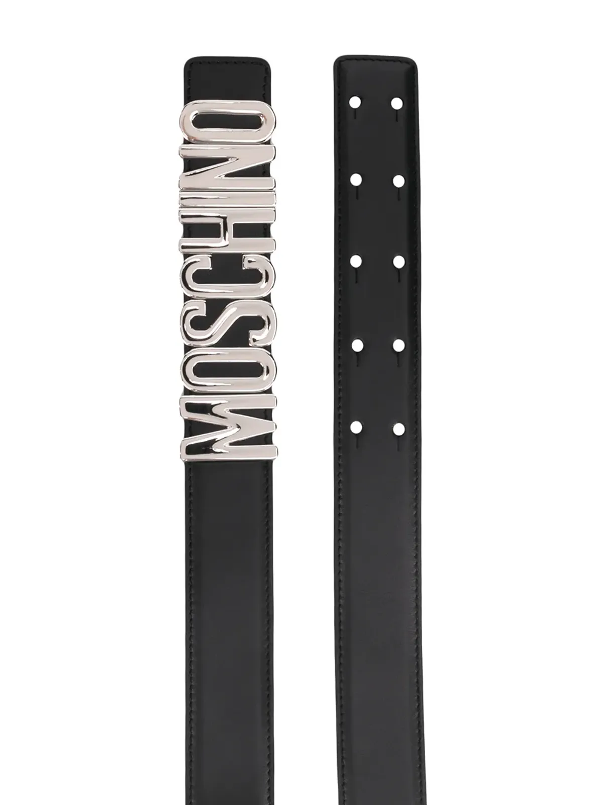 Moschino ロゴプレートベルト - 画像2