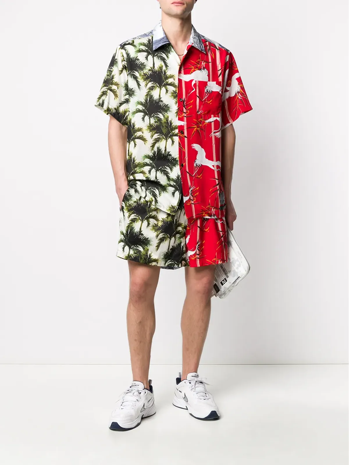 Buscemi パームツリープリントシャツ - 画像2