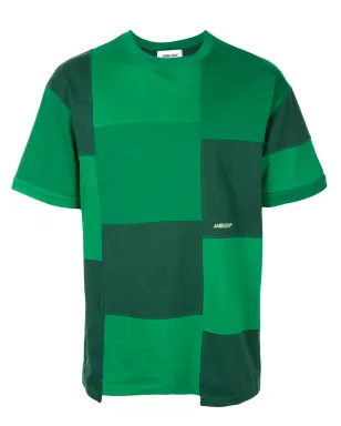 AMBUSH パッチワークショートスリーブTシャツ - グリーン - サムネイル1