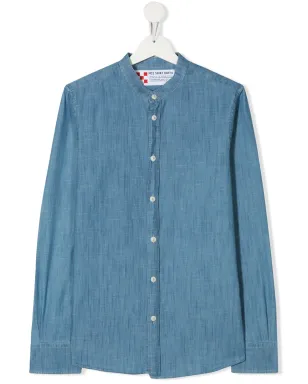 MC2 Saint Barth Kids TEEN Pati バンドカラーシャツ - サムネイル1