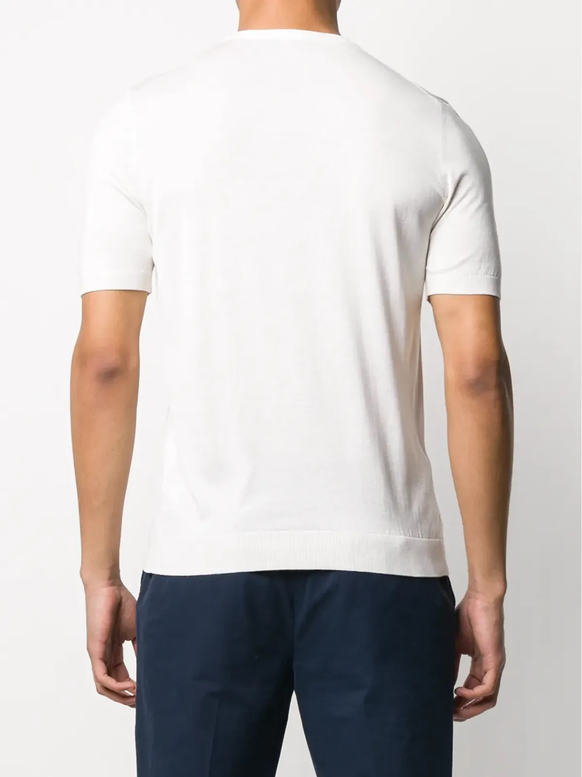 Barba ニット無地Tシャツ - 画像4