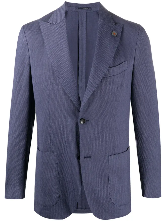 Lardini Lardini 細編みボタン留めブレザーの商品画像