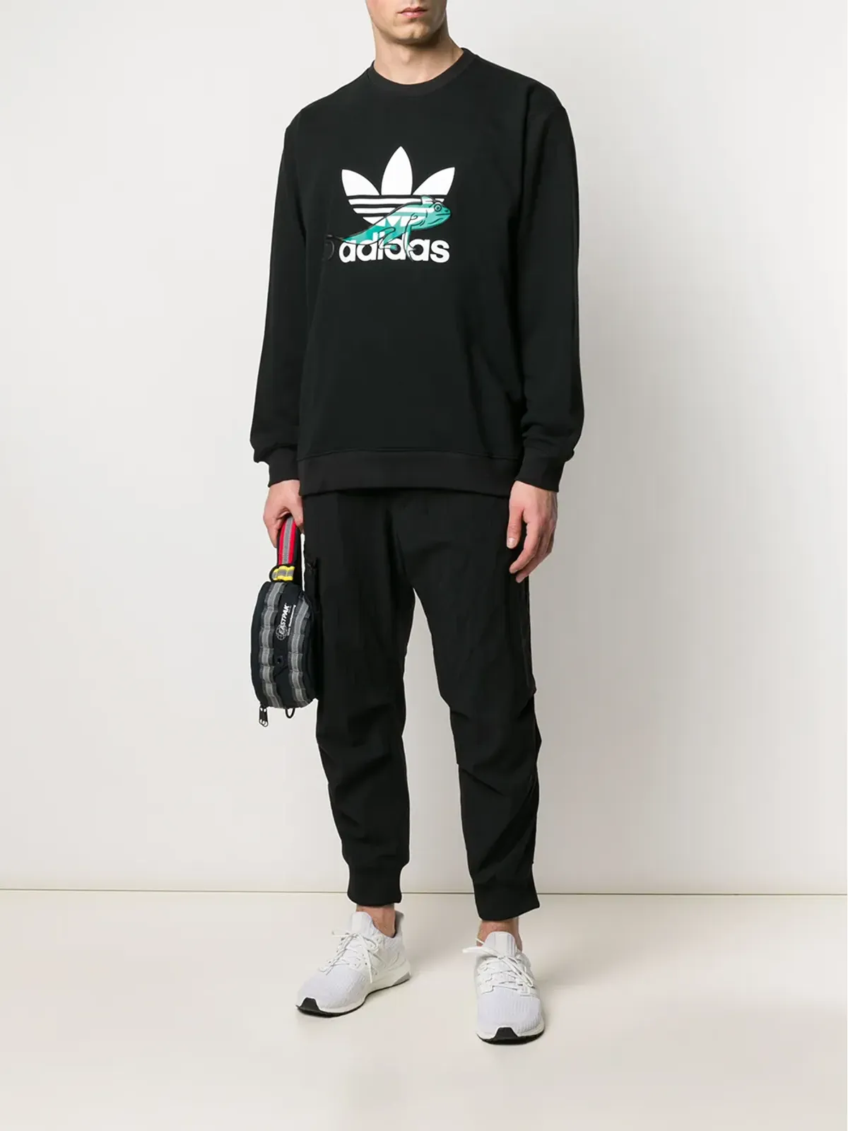 adidas PT3 ロゴプリント スウェットシャツ - 画像2