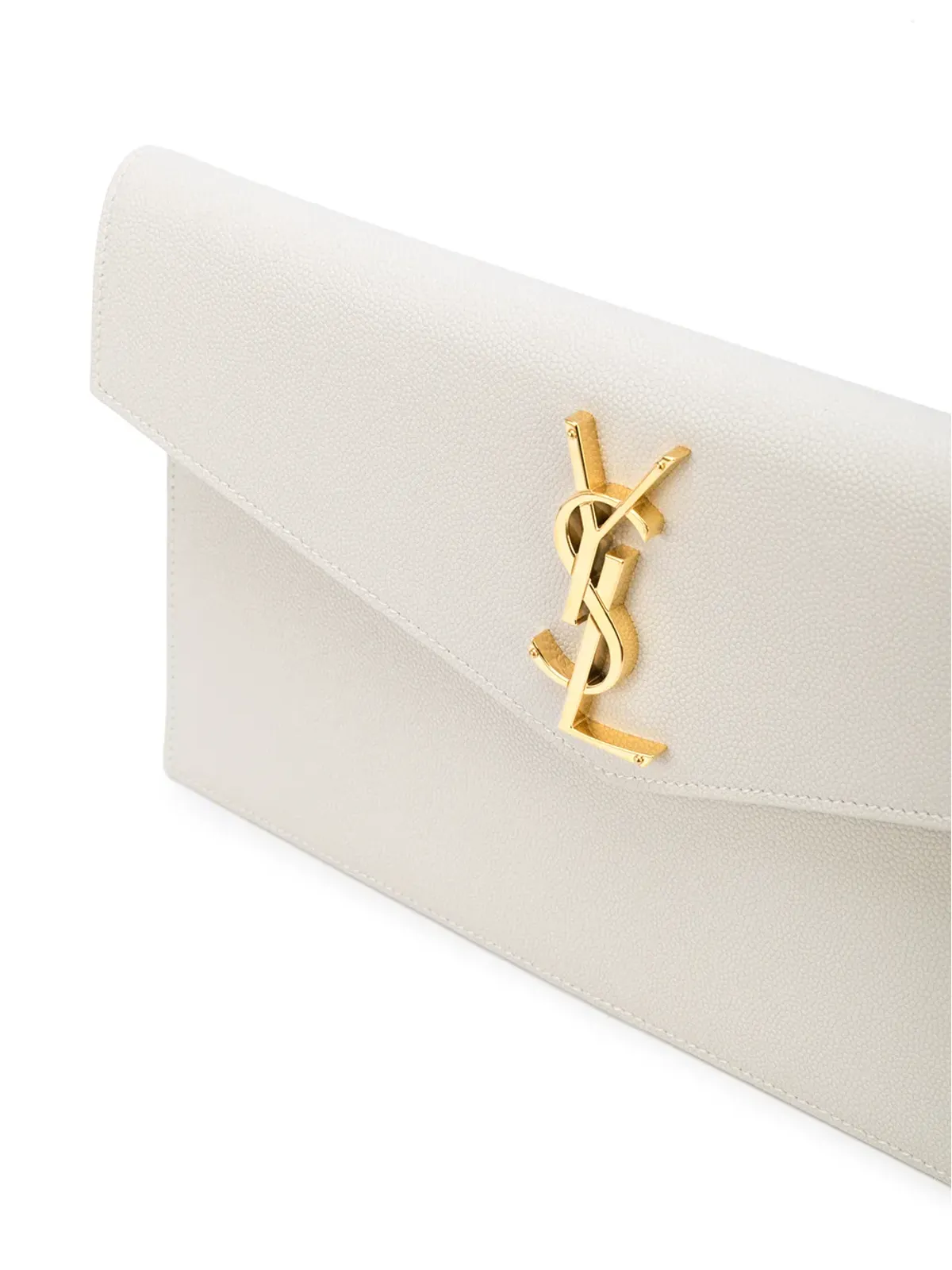 Saint Laurent ミディアムモノグラムクラッチ - White - 画像4