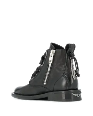 Zadig&Voltaire レースアップアンクルブーツ ブラック - サムネイル3