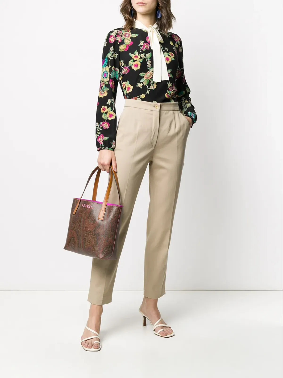 ETRO 無地ストレートパンツ - 画像2
