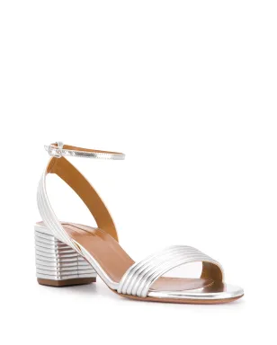 Aquazzura Sundance 50mm メタリックサンダル - サムネイル2