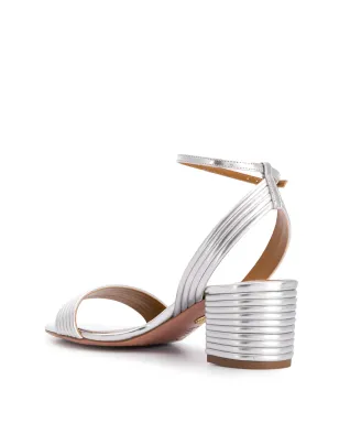 Aquazzura Sundance 50mm メタリックサンダル - サムネイル3