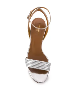 Aquazzura Sundance 50mm メタリックサンダル - サムネイル4