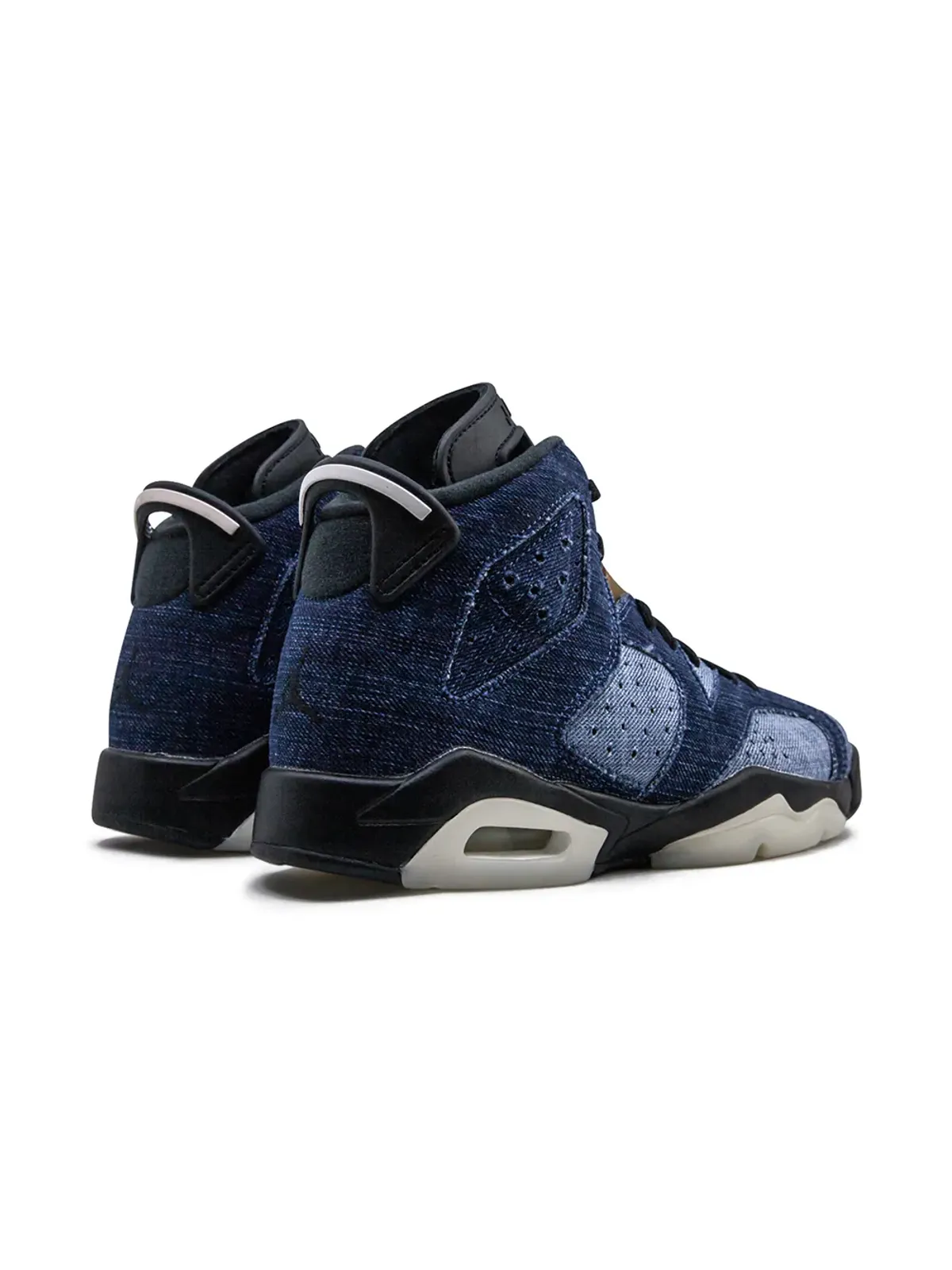 Jordan Kids Air Jordan 6 Retro ウォッシュドデニム スニーカー - 画像3