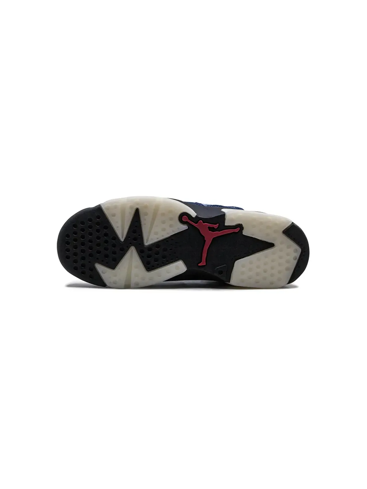 Jordan Kids Air Jordan 6 Retro ウォッシュドデニム スニーカー - 画像4