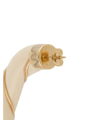 Aurelie Bidermann Diana hoop earrings - Neutrals - サムネイル4