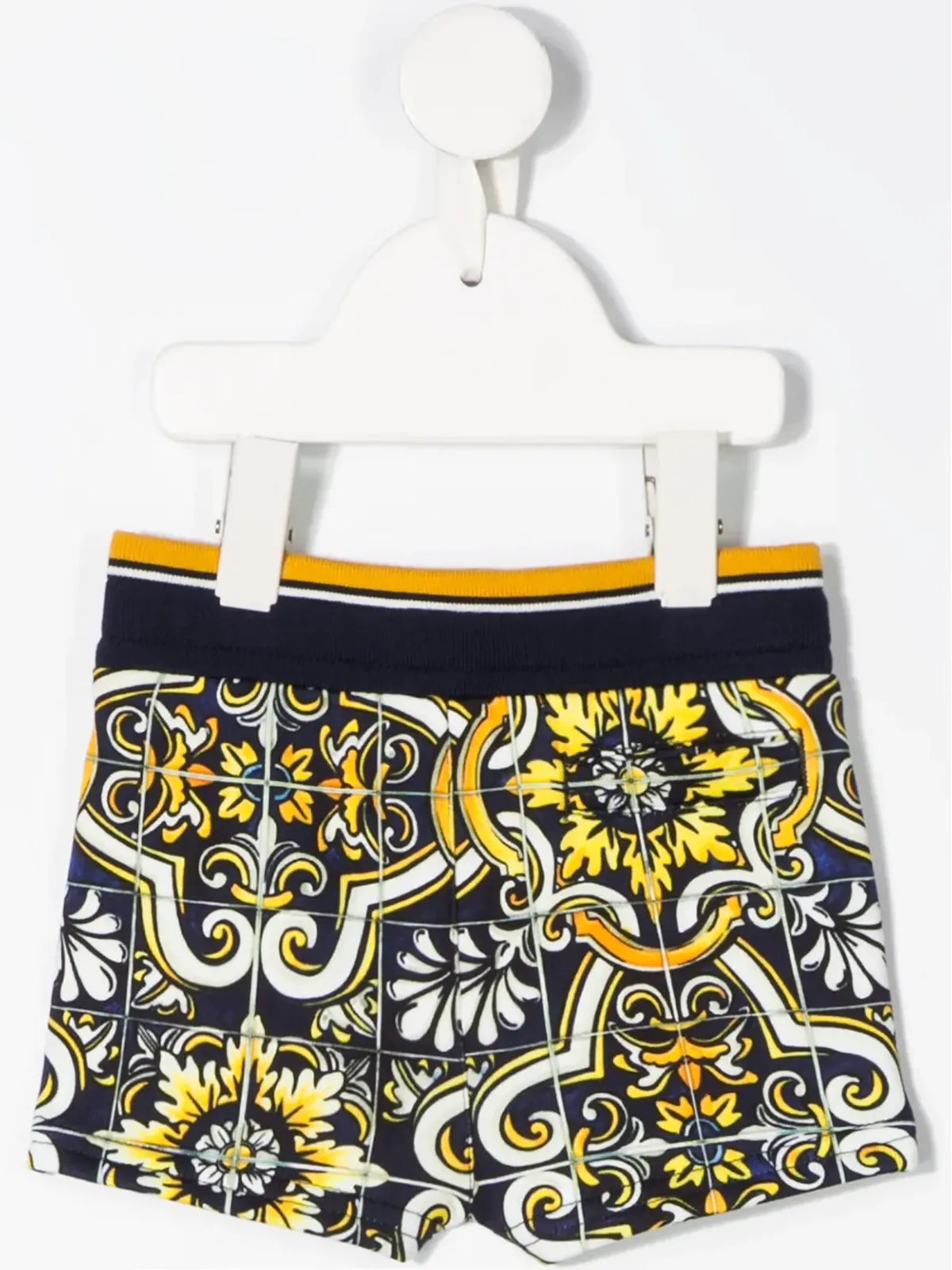 Dolce & Gabbana Kids マイオリカプリントショートパンツ - 画像2
