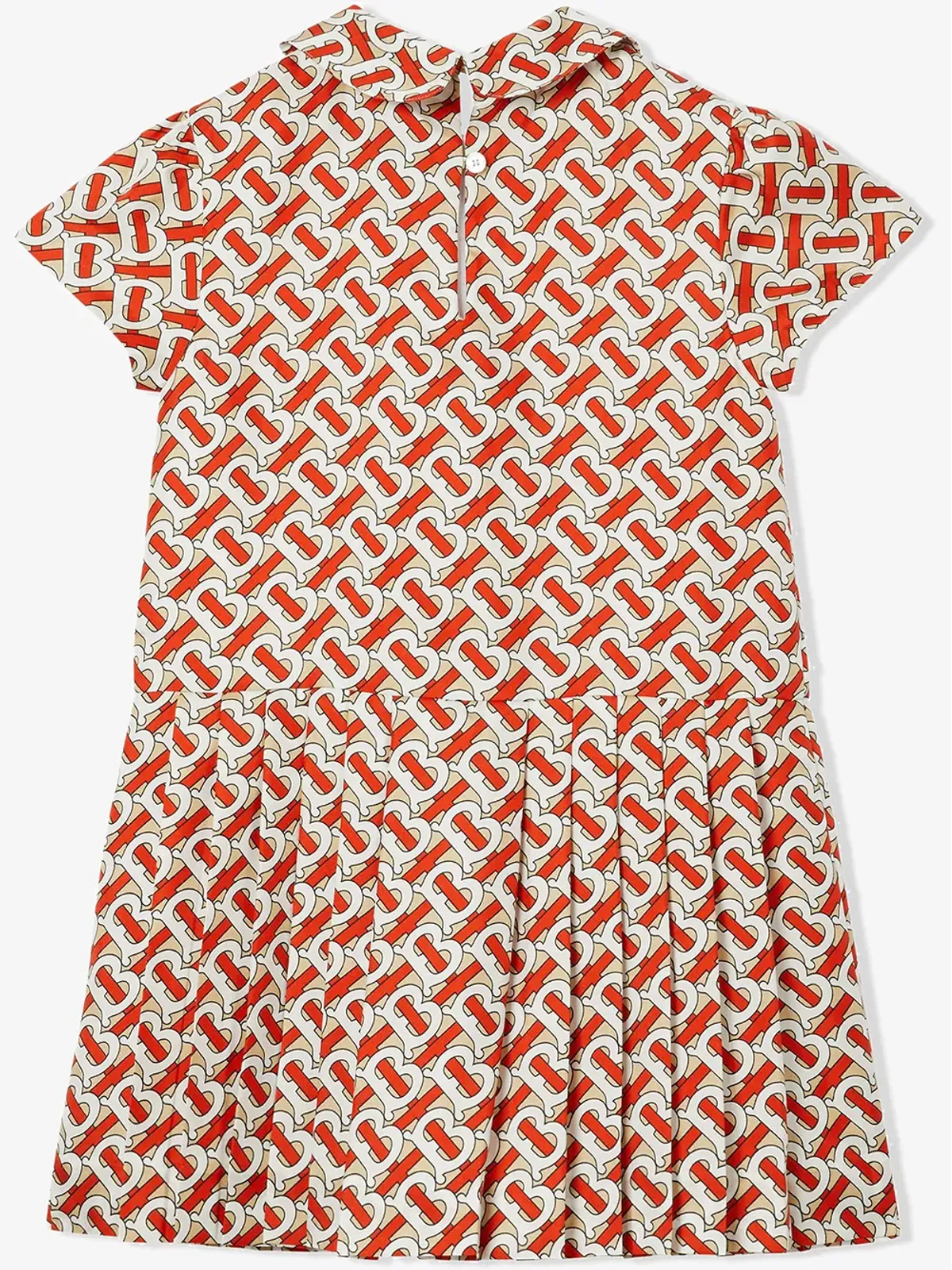Burberry Kids モノグラムプリント シルクドレス - 画像3
