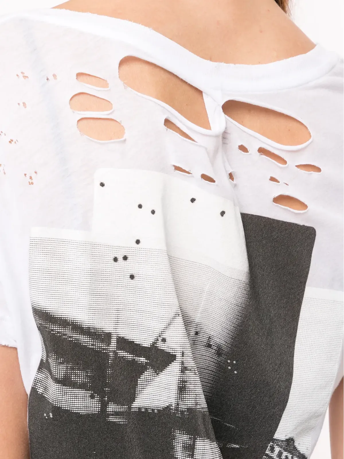 UNRAVEL PROJECT ダメージ加工プリントTシャツ - 画像5