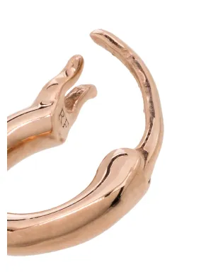 Roxanne First ローズゴールド 14kt ハギーイヤリング - サムネイル3