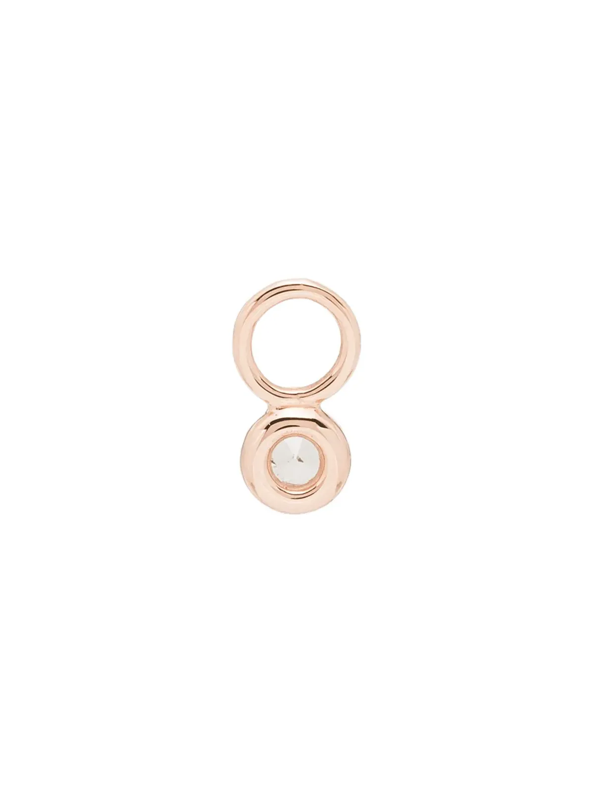 Roxanne First 14K ローズゴールド ダイヤモンド シングルチャーム - ピンク - 画像3