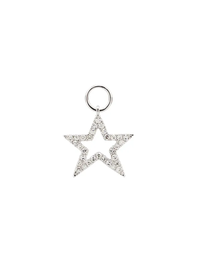 Roxanne First Roxanne First 14kt white gold star charm - Silverの商品画像