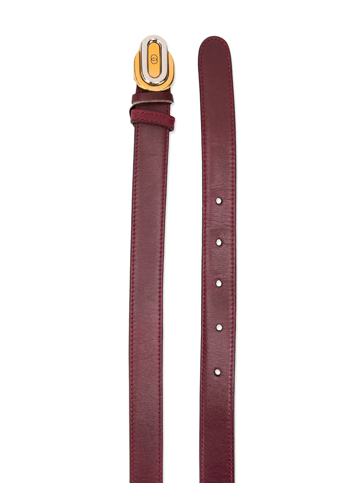 Gucci Pre-Owned GGバックルベルト（パープル） - 画像2