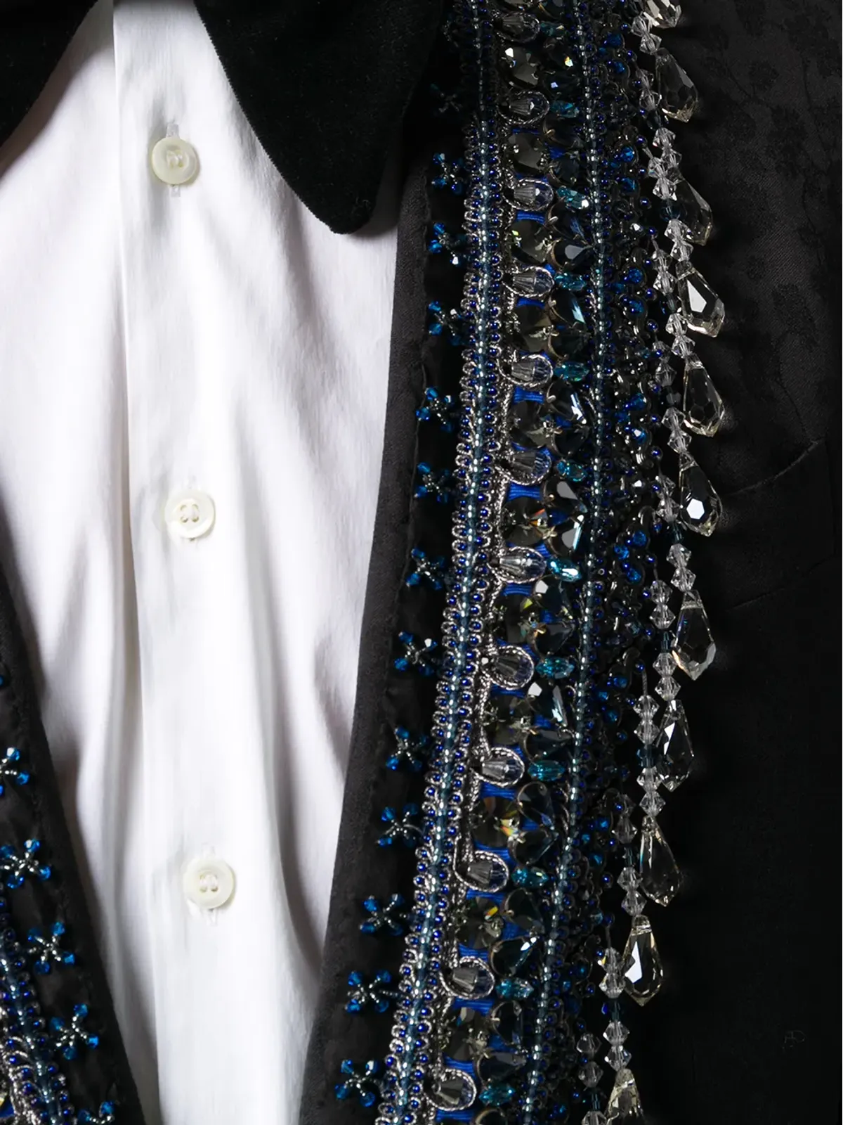 Dolce & Gabbana Martini-Fit 花柄ジャカード スーツ - 画像5