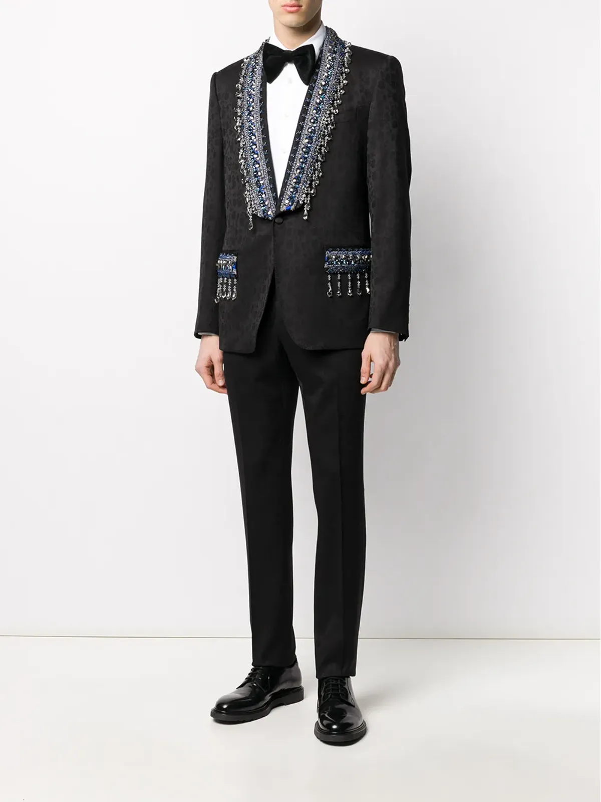 Dolce & Gabbana Martini-Fit 花柄ジャカード スーツ - 画像2