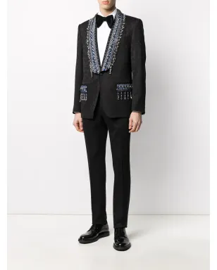 Dolce & Gabbana Martini-Fit 花柄ジャカード スーツ - サムネイル2