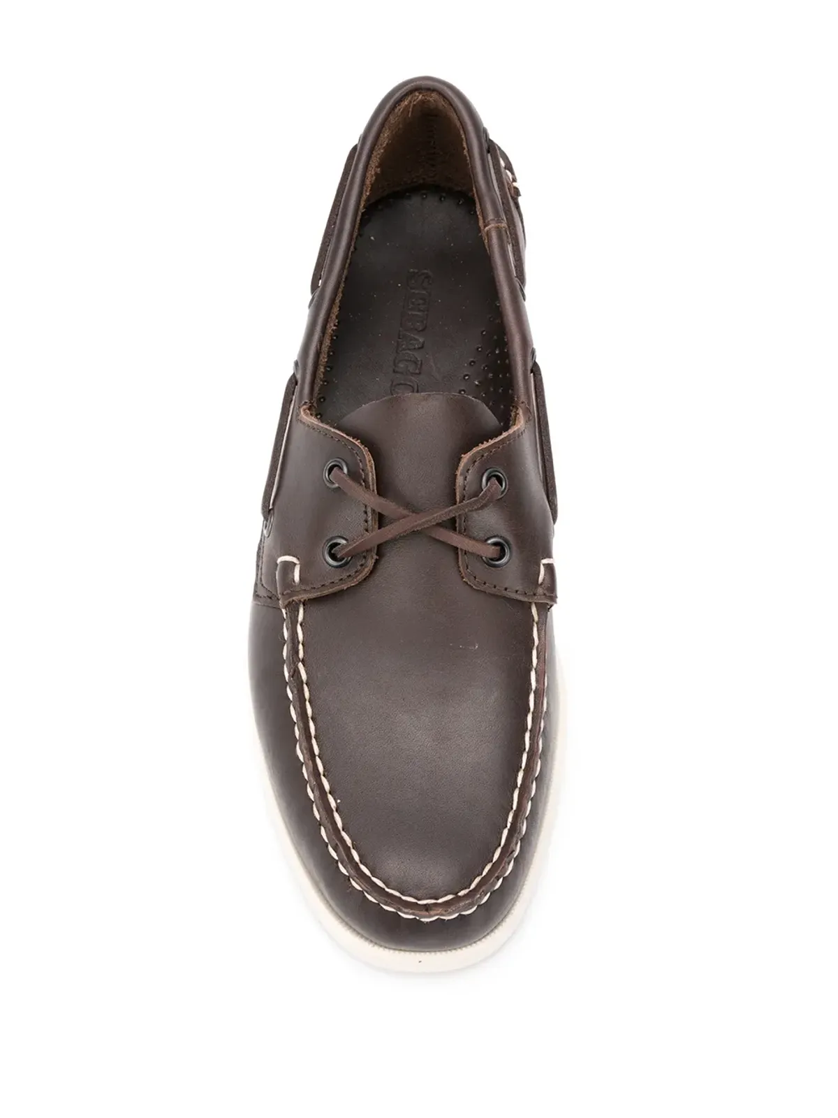 Sebago レースディテール ボートシューズ - ブラウン - 画像4