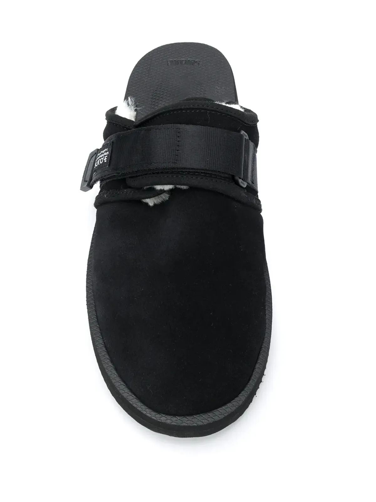 Suicoke タッチストラップスリッパ - ブラック - 画像4