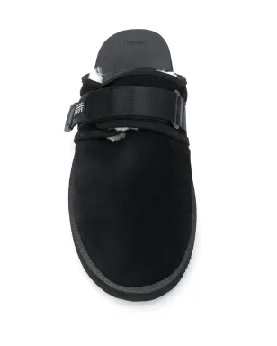 Suicoke タッチストラップスリッパ - ブラック - サムネイル4