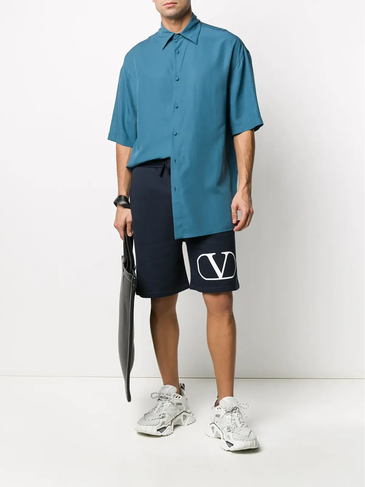 Valentino Garavani ショートスリーブオーバーサイズシャツ - 画像2