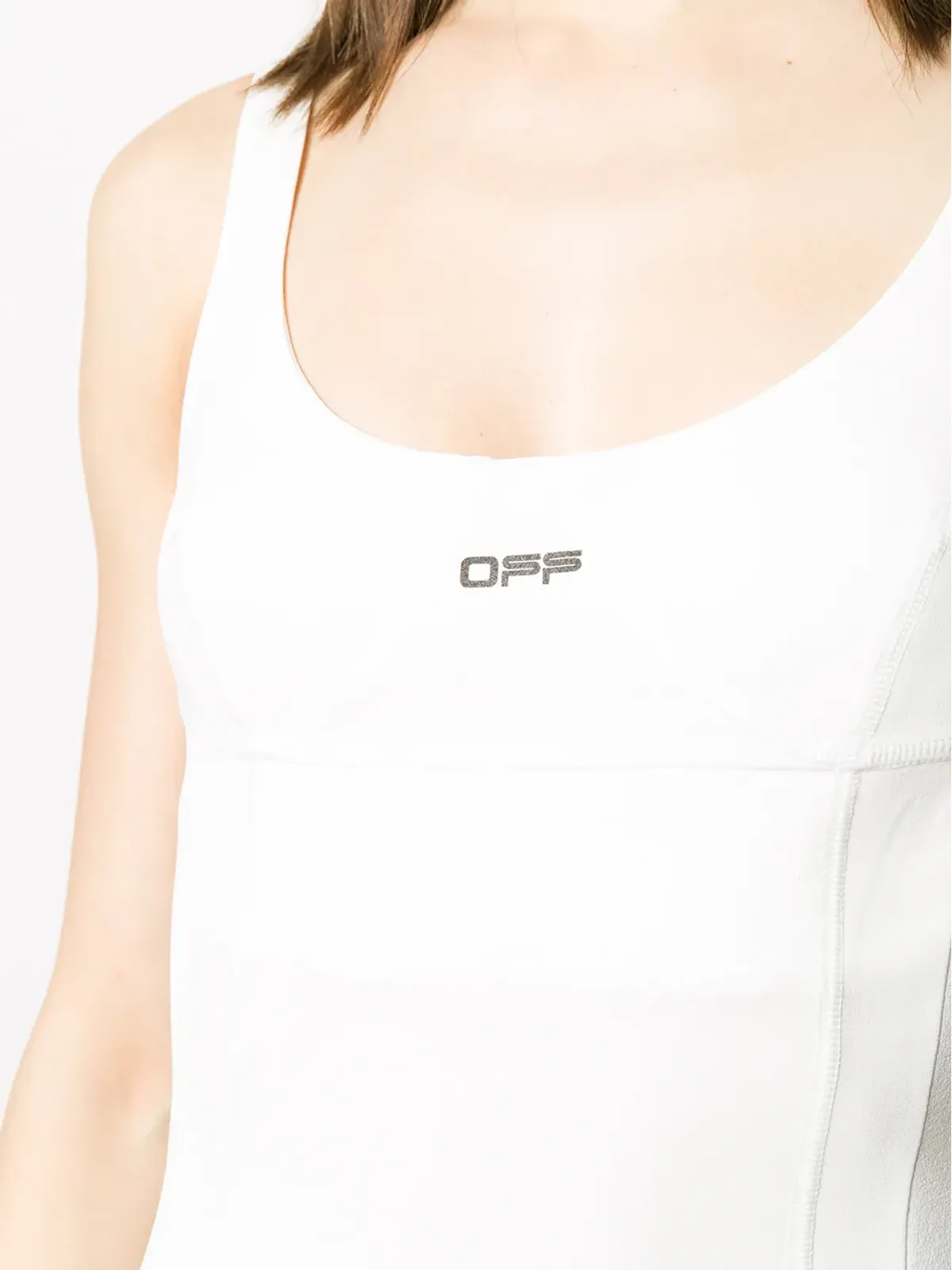 Off-White グラデーションジャージードレス - 画像5