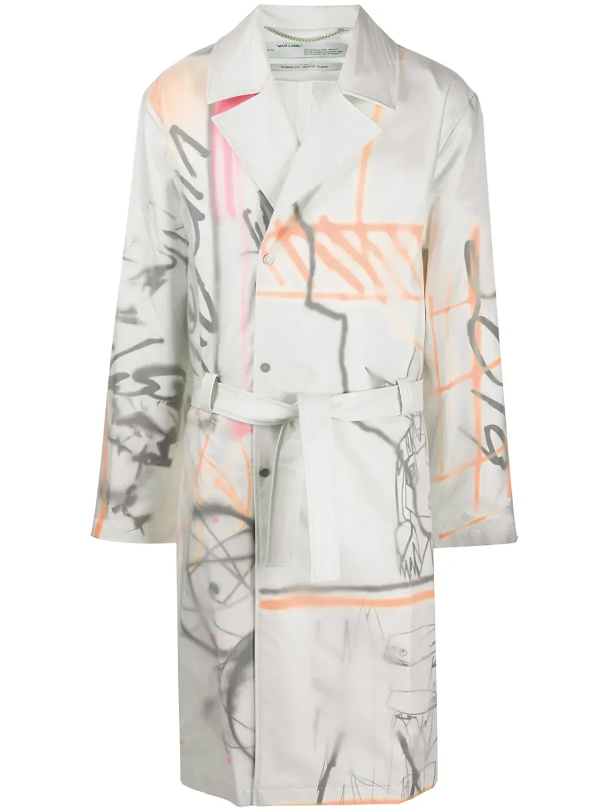 Off-White Futura トレンチコート - 画像1