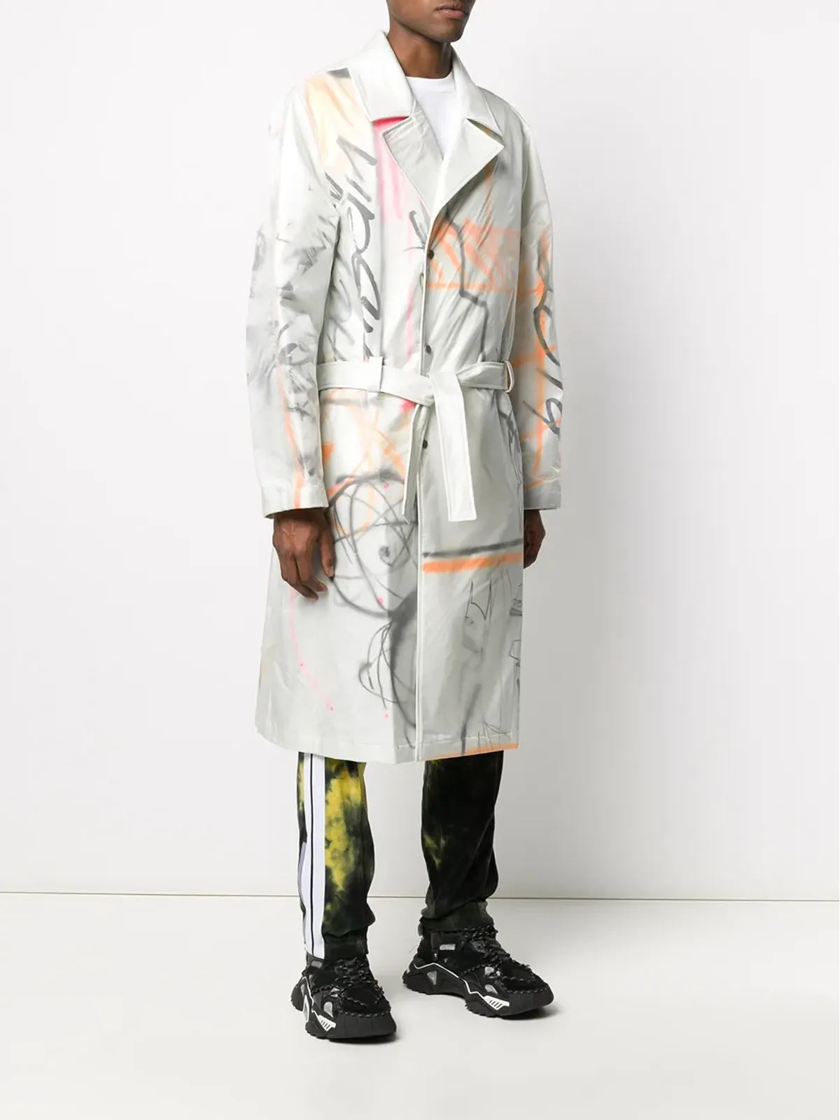 Off-White Futura トレンチコート - 画像3