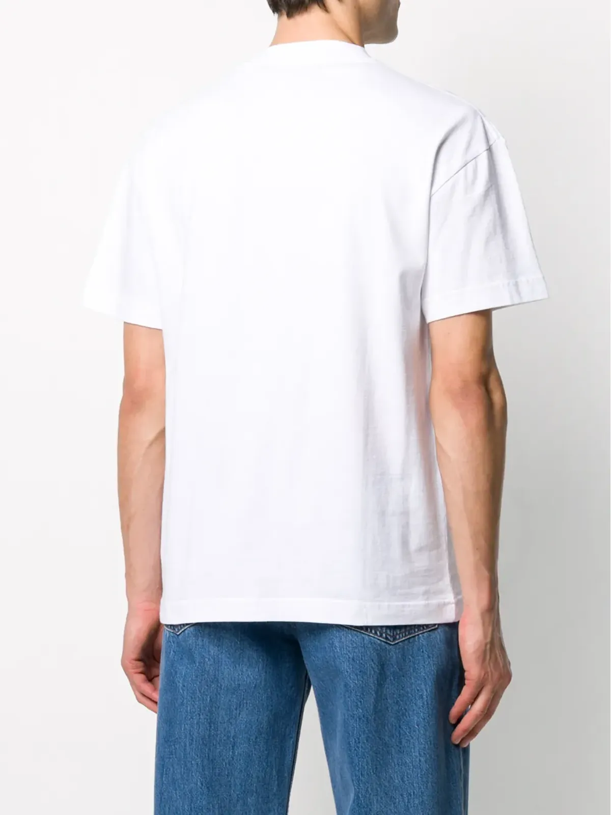Palm Angels 蝶ロゴプリント Tシャツ - White - 画像4