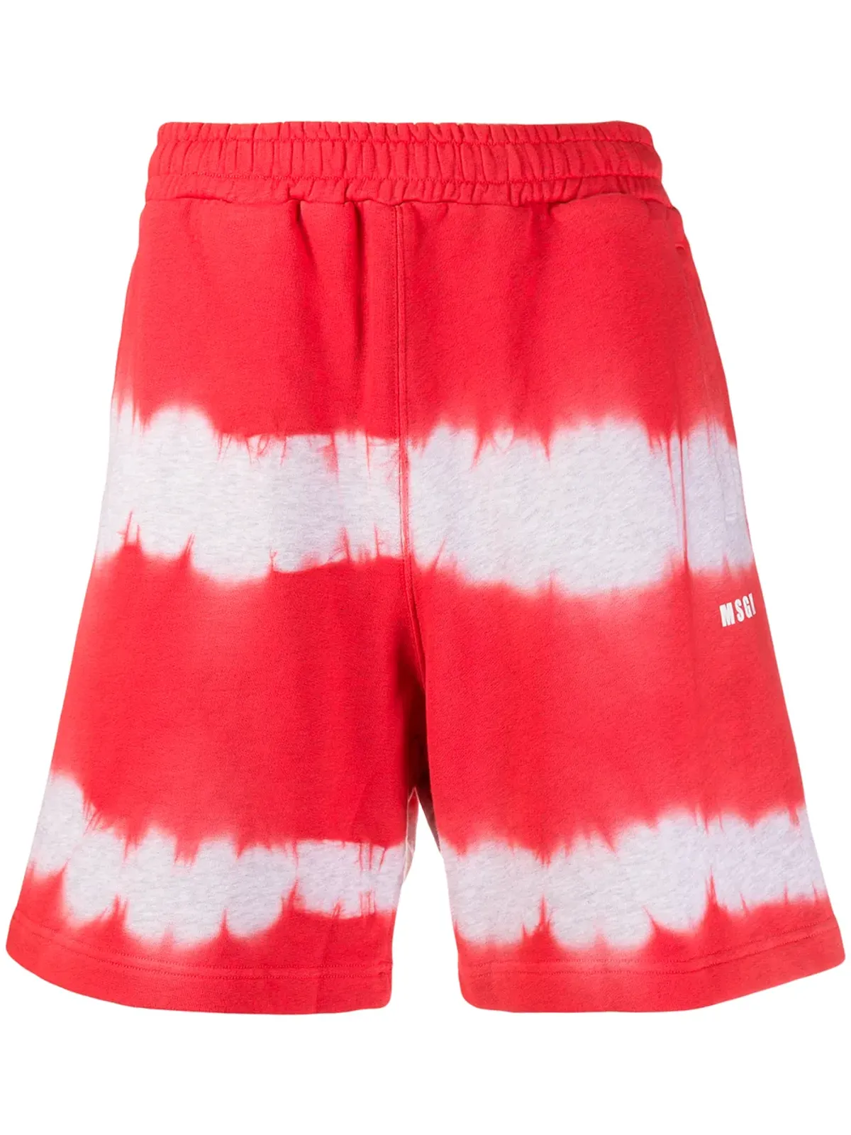 MSGM タイダイ柄 トラックショーツ - 画像1