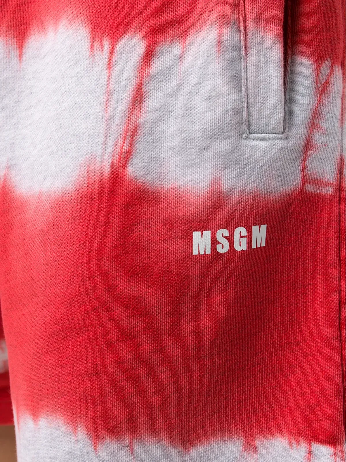 MSGM タイダイ柄 トラックショーツ - 画像5