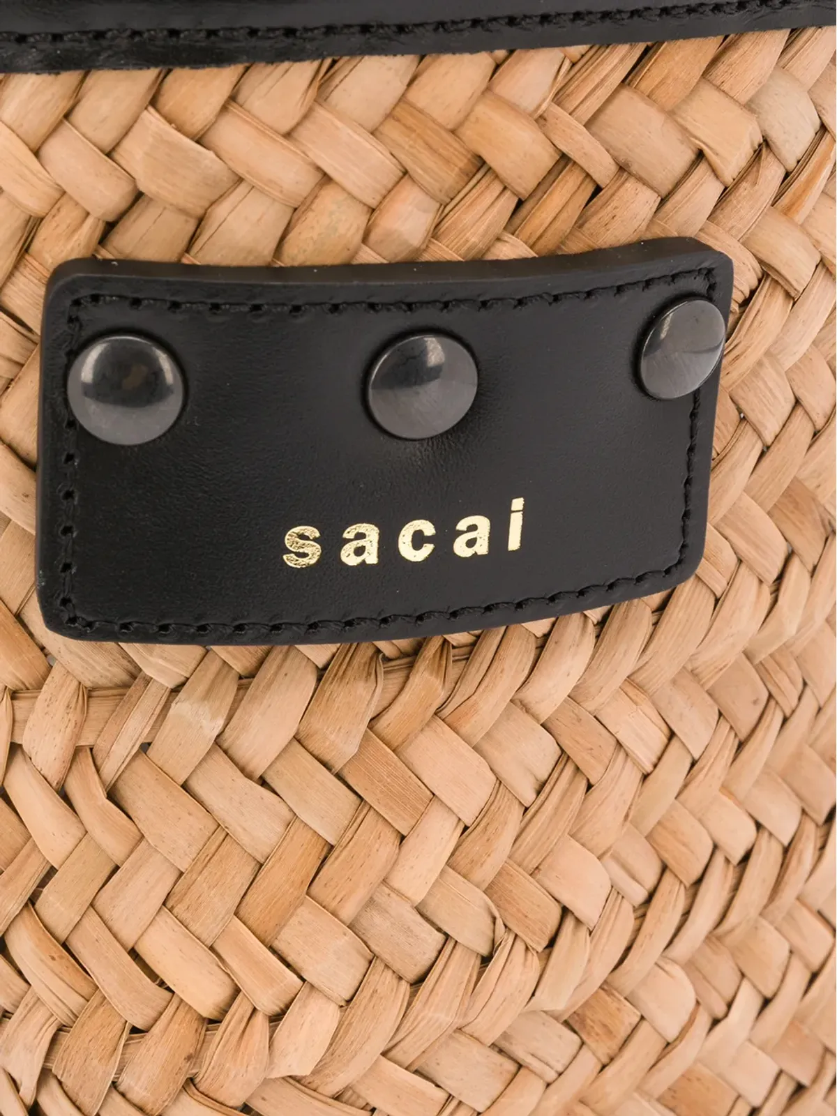 sacai Pagliaミニバスケットバッグ - 画像4