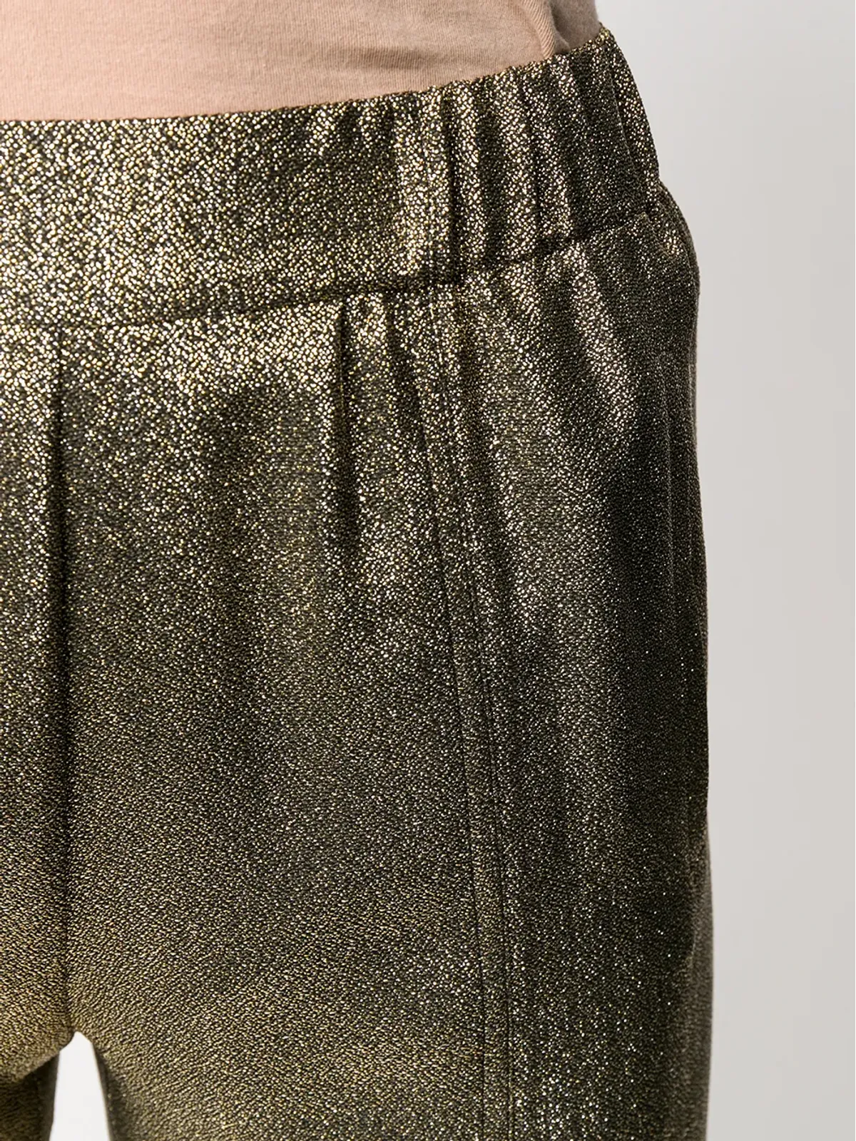 Saint Laurent メタリックエフェクト テーパードパンツ - 画像5