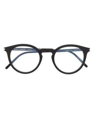 Saint Laurent Eyewear SL347 ラウンドフレーム眼鏡 - Black - サムネイル1