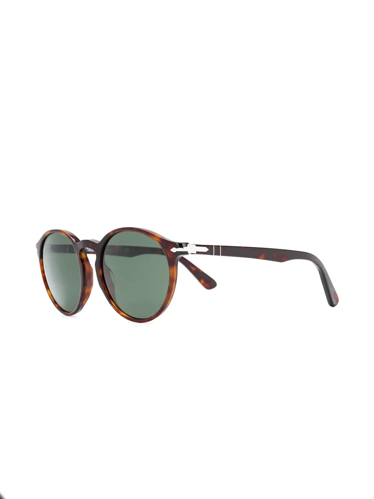 Persol べっ甲風 ラウンドフレーム サングラス - ブラウン - 画像2