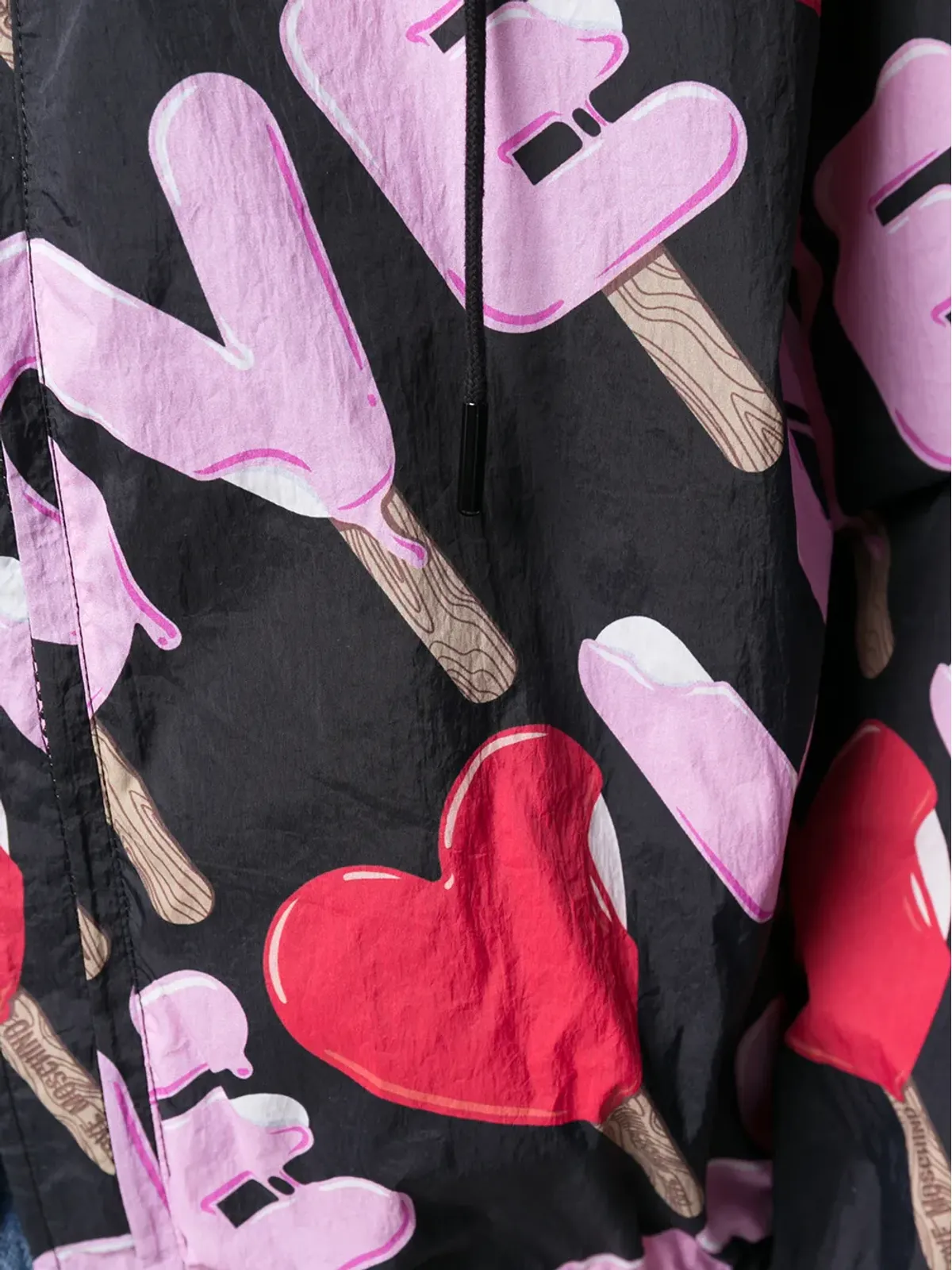 Love Moschino ラブプリント レインジャケット - 画像5